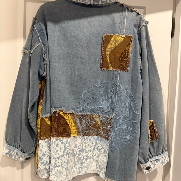 POL - Vintage Patchwork Denim Shirt - NWOT - Picture 3 of 3